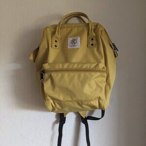 Small/medium butter yellow backpack